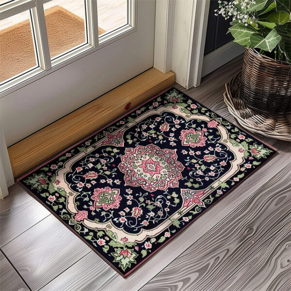 Vintage Ramadan Print Doormat Floor Mats Washable Rugs Kitchen Mat Non-Slip Oil Proof Rug Indoor Outdoor Mat Bedroom Decor Bathroom Mat Entrance Rug 2