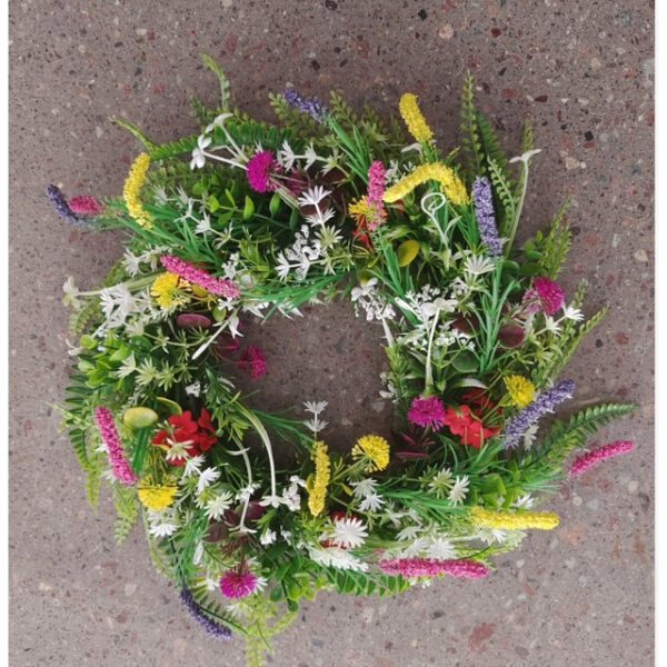 Wild Flower Garland Spring And Summer Garland Front Door Simulation Dry Flower Garland Plant Immortal Flower 45Cm 2025 - US $25.99