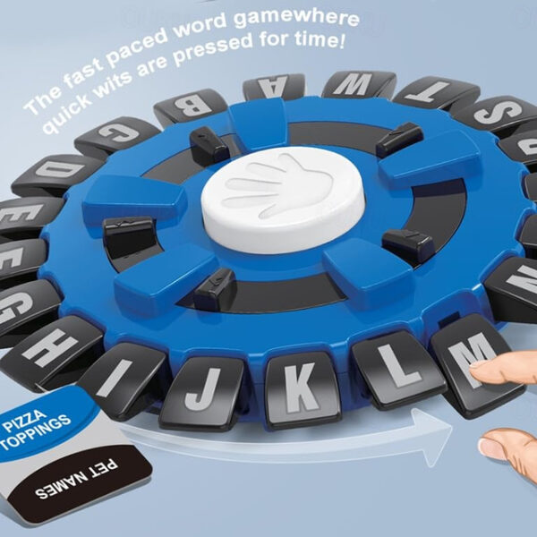 Word Game,Drinking Games,Games for Adults,Fast-Paced Fun Family Card Game in Portable Packaging,Race Against The Timer to be The Last Player,Learning